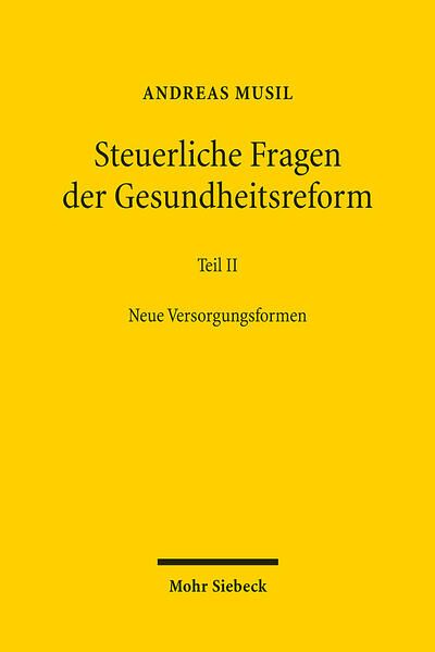Produktbild: Steuerliche Fragen der Gesundheitsreform