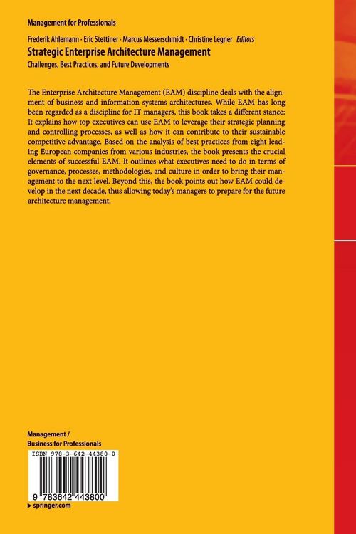 Produktbild: Strategic Enterprise Architecture Management