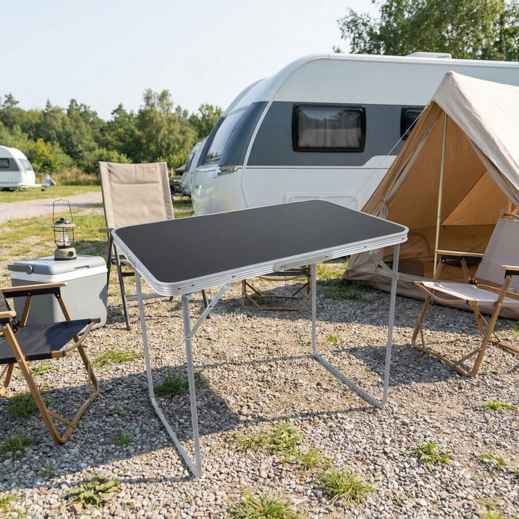 Produktbild: Campingtisch Galdas klappbar Tragegriff 80 x 53 cm