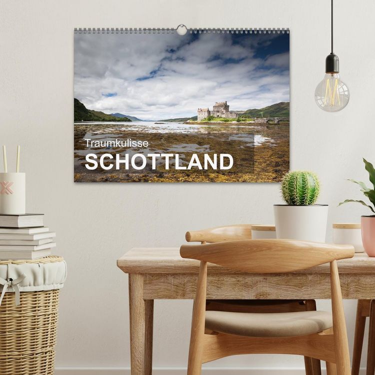 Produktbild: Traumkulisse Schottland (Wandkalender 2026 DIN A3 quer), CALVENDO Monatskalender