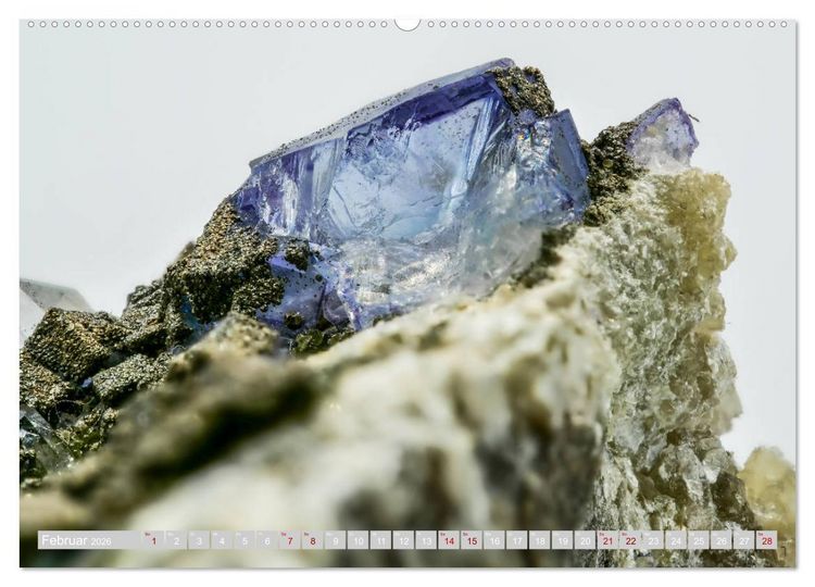 Produktbild: Faszination Mineralien (hochwertiger Premium Wandkalender 2026 DIN A2 quer), Kunstdruck in Hochglanz