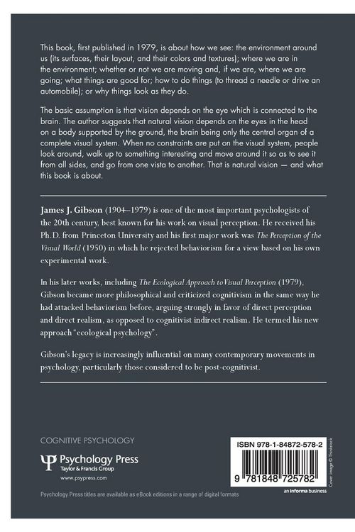 Produktbild: The Ecological Approach to Visual Perception