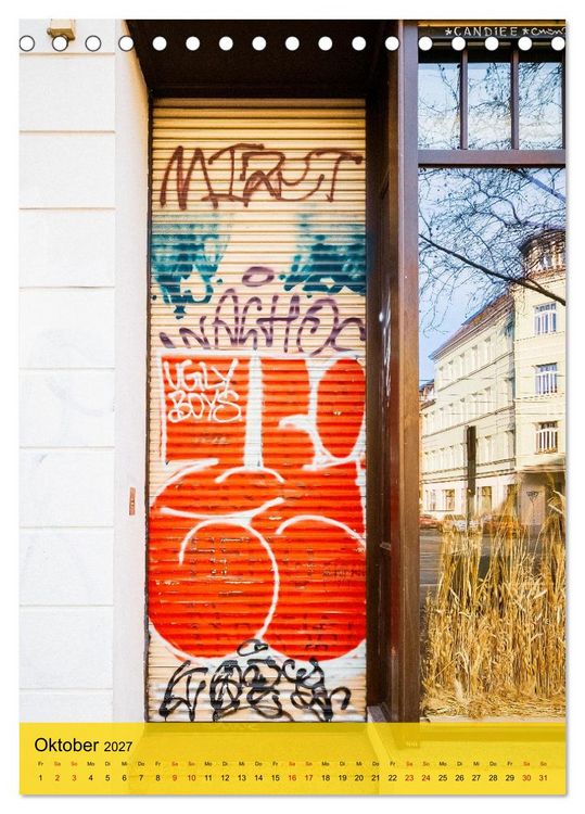 Produktbild: Plagwitz kunterbunt - Leipzigs wildester Stadtteil (Tischkalender 2027 DIN A5 hoch), CALVENDO Monatskalender