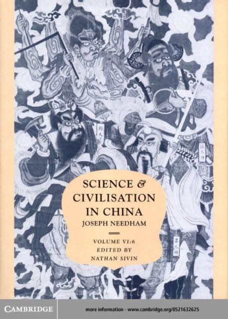 Produktbild: Science and Civilisation in China: Volume 6, Biology and Biological Technology, Part 6, Medicine