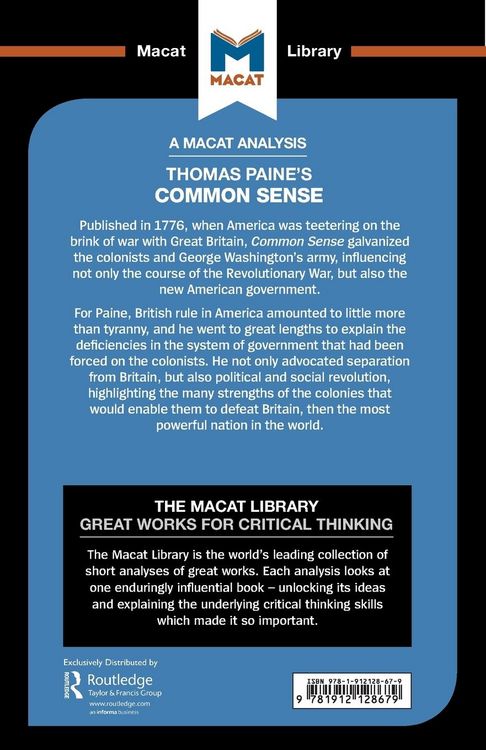 Produktbild: An Analysis of Thomas Paine's Common Sense