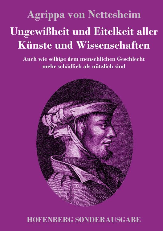 Produktbild: Ungewi&szlig;heit und Eitelkeit aller K&uuml;nste und Wissenschaften