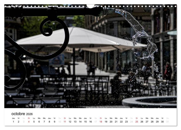 Produktbild: Gen&egrave;ve Points de vue (Calendrier mural 2026 DIN A3 vertical), CALVENDO calendrier mensuel