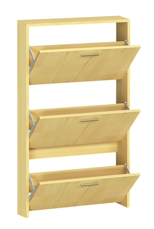 Produktbild: Holz Regal Schuhschrank Schuhkipper Sulos M
