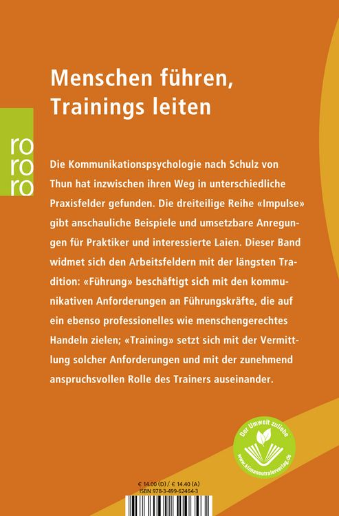 Produktbild: Impulse f&uuml;r F&uuml;hrung und Training