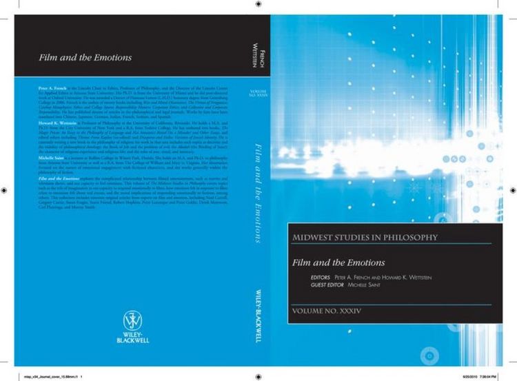 Produktbild: Film and the Emotions, Volume XXXIV