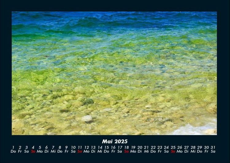 Produktbild: Meereslandschaft 2025 Fotokalender DIN A4