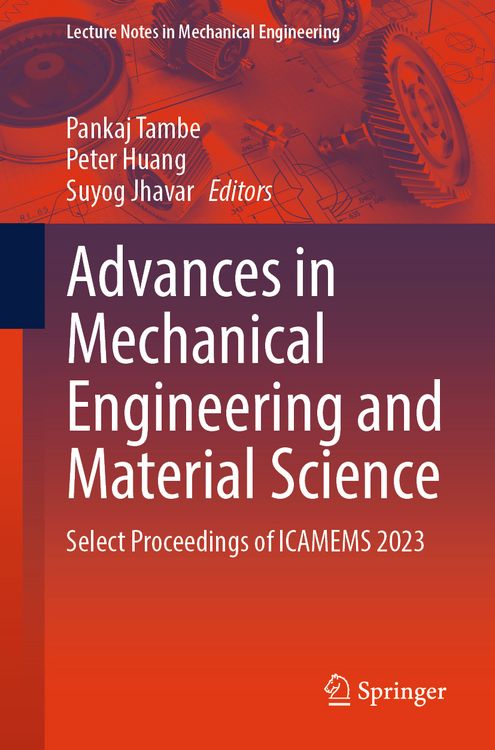Produktbild: Advances in Mechanical Engineering and Material Science