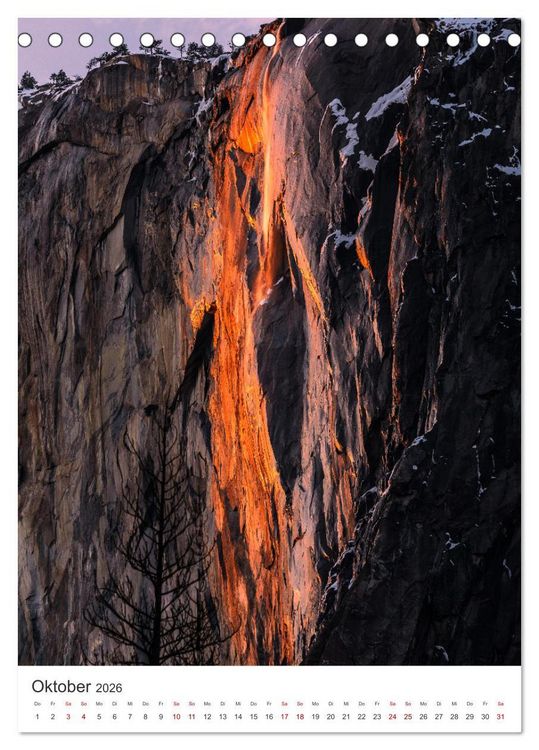 Produktbild: Yosemite Nationalpark - Einer der sch&ouml;nsten Orte der Welt. (Tischkalender 2026 DIN A5 hoch), CALVENDO Monatskalender