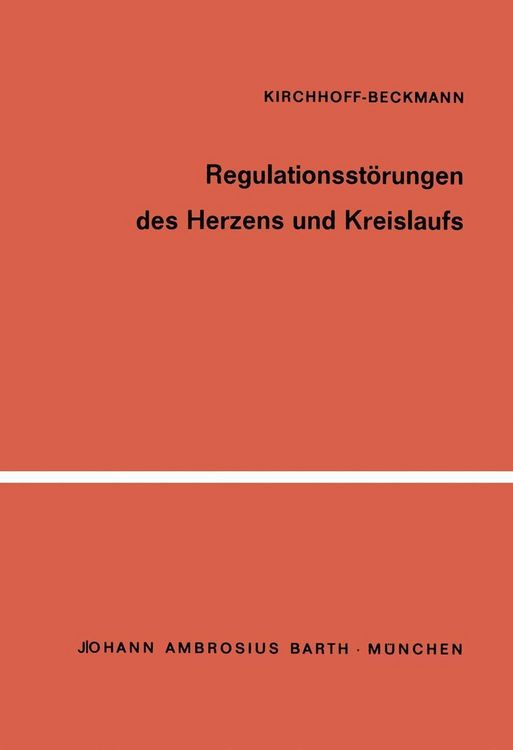 Produktbild: Regulationsst&ouml;rungen des Herzens und Kreislaufs