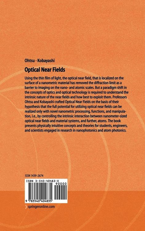 Produktbild: Optical Near Fields