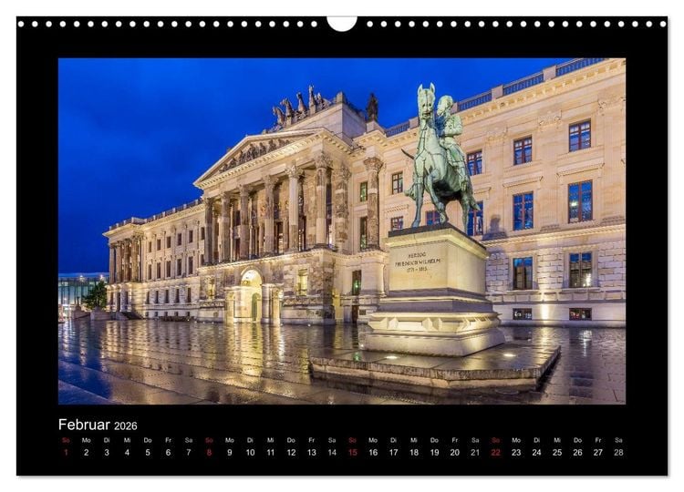 Produktbild: BRAUNSCHWEIG - Abendliche Impressionen (Wandkalender 2026 DIN A3 quer), CALVENDO Monatskalender