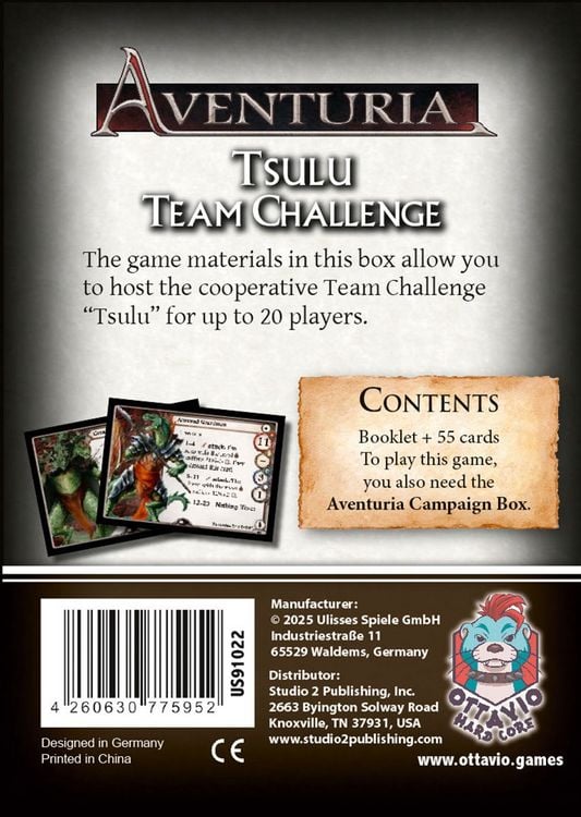 Produktbild: Ottavio - Aventuria - Team Challenge: Tsulu
