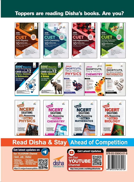 Produktbild: Physics Class 12 CBSE Board 10 YEAR-WISE (2013 - 2022) Solved Papers powered with Concept Notes 2nd Edition