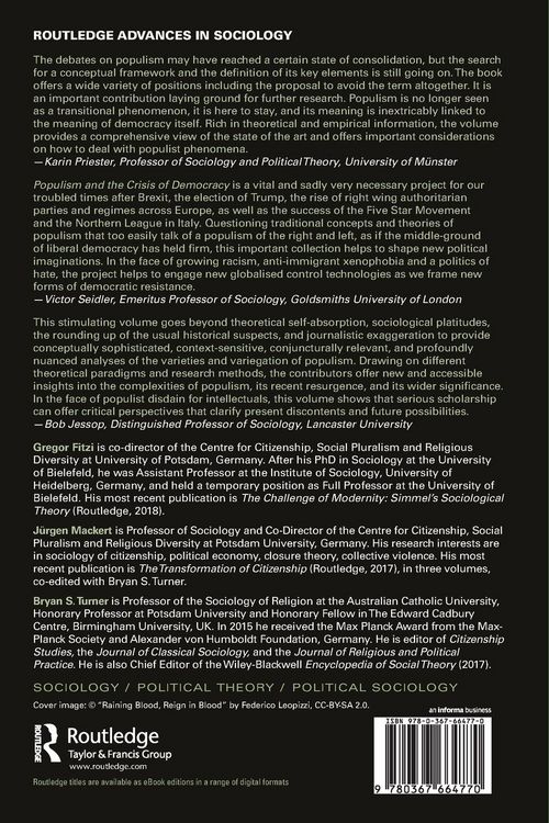 Produktbild: Populism and the Crisis of Democracy