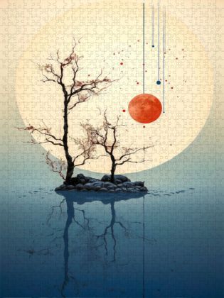 Produktbild: CALVENDO Puzzle Japan, der Tag erwacht | 1000 Teile Lege-Gr&ouml;&szlig;e 64x48cm Foto-Puzzle f&uuml;r gl&uuml;ckliche Stunden