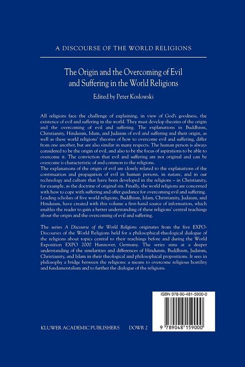 Produktbild: The Origin and the Overcoming of Evil and Suffering in the World Religions