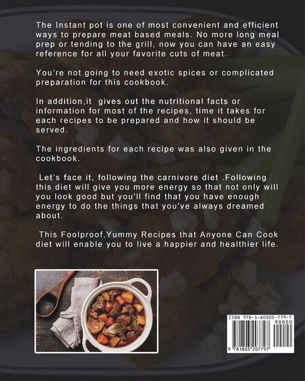 Produktbild: 1000 Carnivore Diet Instant Pot Cookbook
