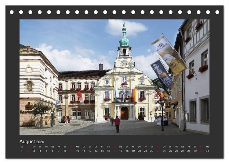 Produktbild: Kulmbach (Tischkalender 2026 DIN A5 quer), CALVENDO Monatskalender