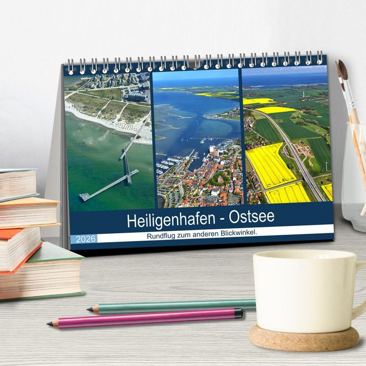 Produktbild: Heiligenhafen - Ostsee (Tischkalender 2026 DIN A5 quer), CALVENDO Monatskalender