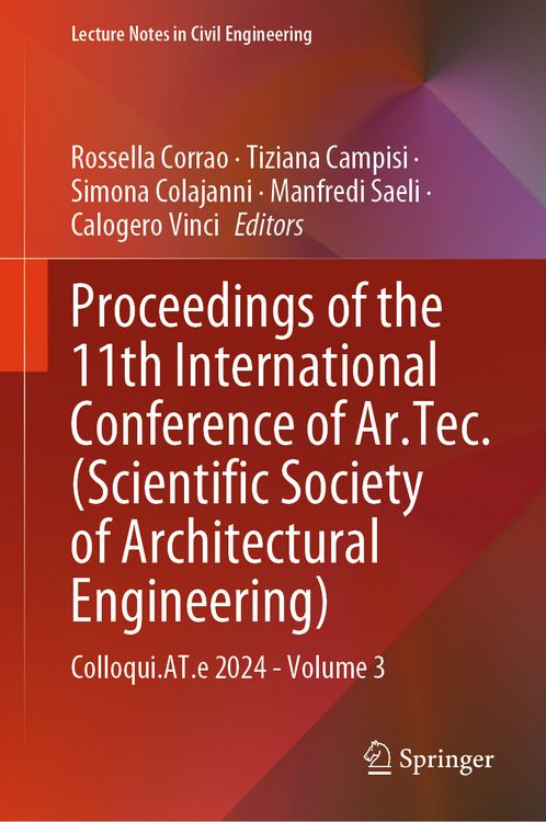 Produktbild: Proceedings of the 11th International Conference of Ar.Tec. (Scientific Society of Architectural Engineering)