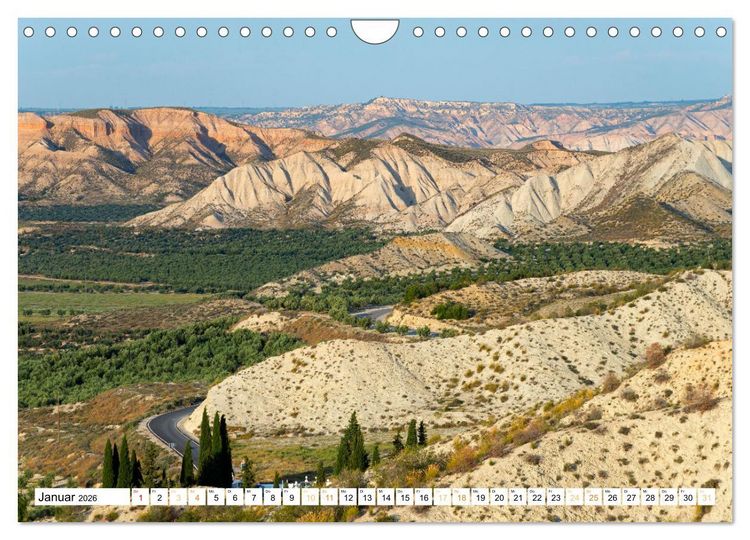 Produktbild: W&uuml;sten in Spanien (Wandkalender 2026 DIN A4 quer), CALVENDO Monatskalender