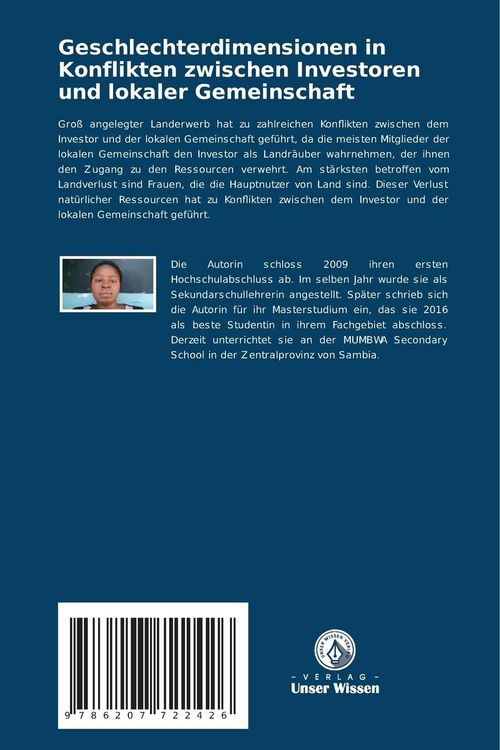 Produktbild: Geschlechterdimensionen in Konflikten zwischen Investoren und lokaler Gemeinschaft