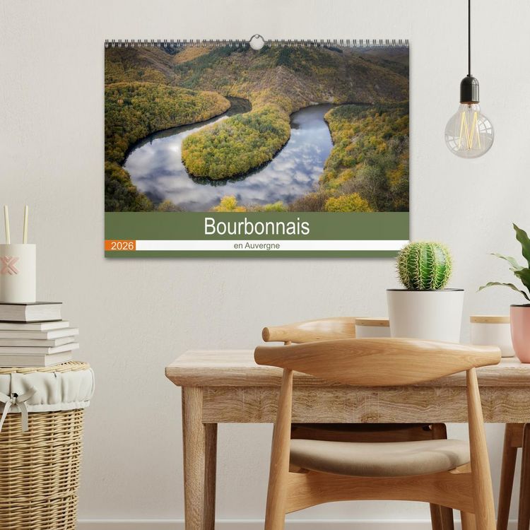 Produktbild: Bourbonnais en Auvergne (Calendrier mural 2026 DIN A3 vertical), CALVENDO calendrier mensuel