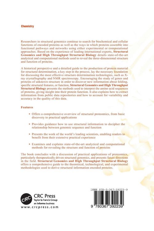 Produktbild: Structural Genomics and High Throughput Structural Biology