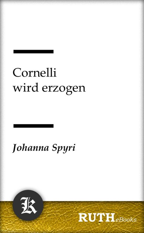 Produktbild: Cornelli wird erzogen