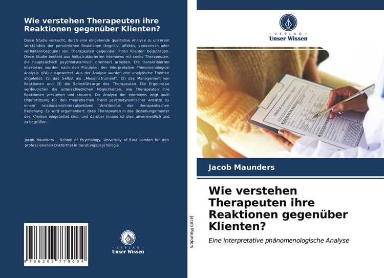 Produktbild: Wie verstehen Therapeuten ihre Reaktionen gegen&uuml;ber Klienten?