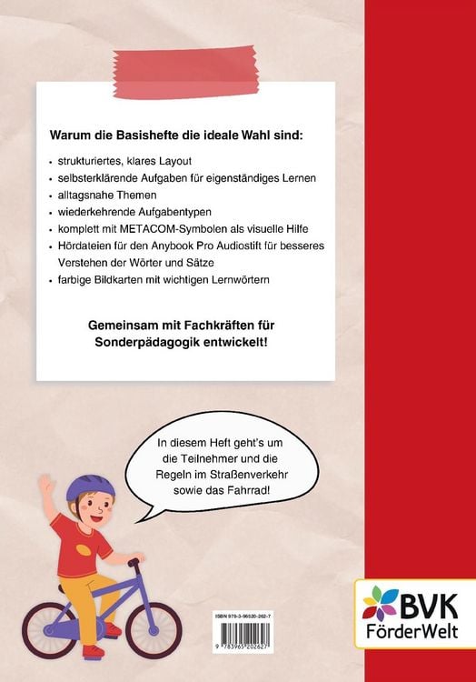 Produktbild: Basisheft Verkehrserziehung