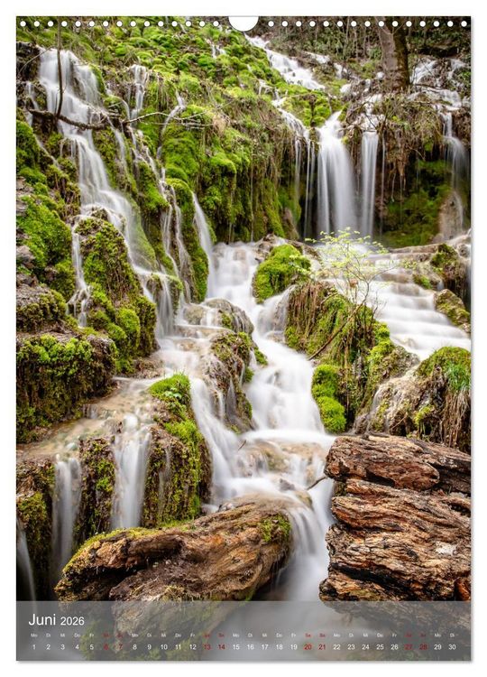 Produktbild: Bad Urach Wasserf&auml;lle (Wandkalender 2026 DIN A3 hoch), CALVENDO Monatskalender
