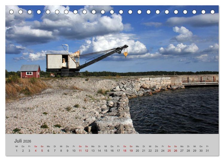 Produktbild: Gotland - Perle der Ostsee (Tischkalender 2026 DIN A5 quer), CALVENDO Monatskalender
