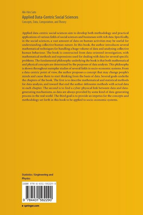 Produktbild: Applied Data-Centric Social Sciences