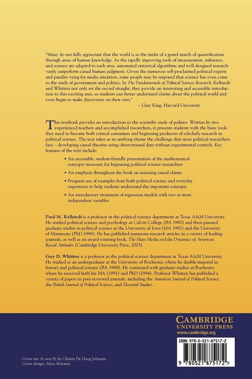 Produktbild: The Fundamentals of Political Science Research