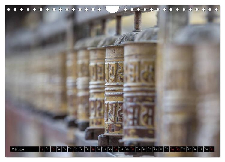 Produktbild: Lichtmomente - Eine Reise durch Nepal (Wandkalender 2026 DIN A4 quer), CALVENDO Monatskalender