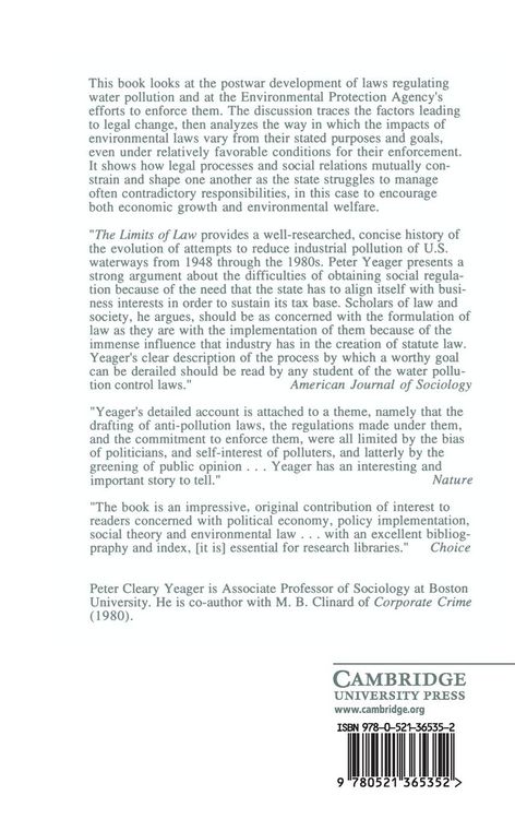 Produktbild: The Limits of Law