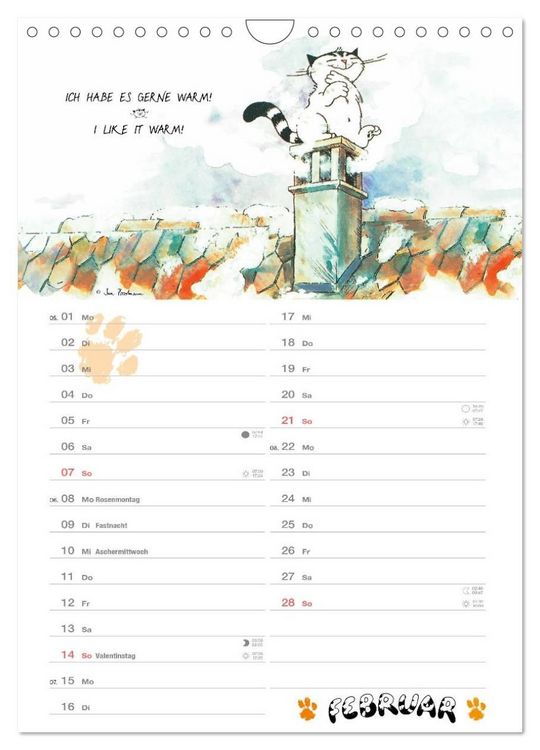Produktbild: Kater Jacob: kleine Katzenweisheiten (Wandkalender 2027 DIN A4 hoch), CALVENDO Monatskalender