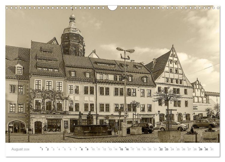 Produktbild: Nostalgiekalender Pirna (Wandkalender 2026 DIN A3 quer), CALVENDO Monatskalender