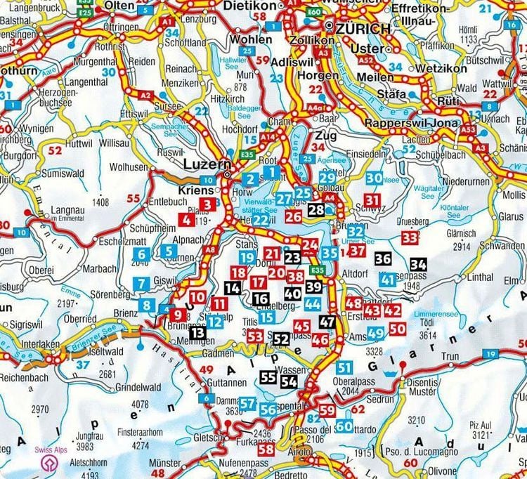 Produktbild: ROTHER Wanderf&uuml;hrer Vierwaldst&auml;ttersee. 60 Touren in der Zentralschweiz zwischen Rigi und Gotthard