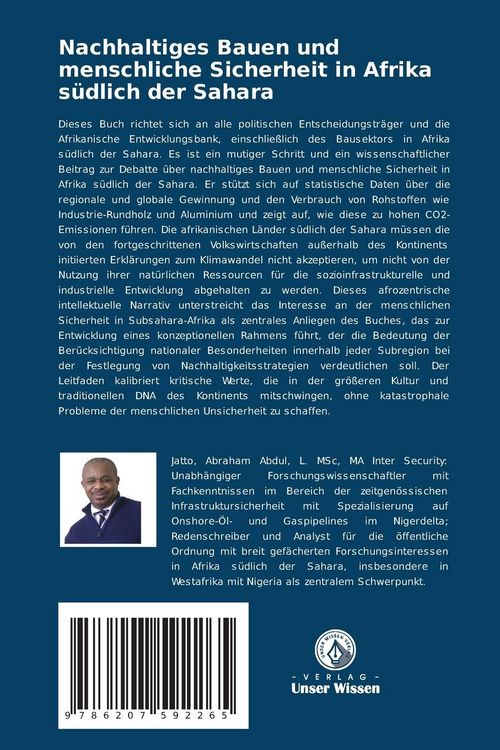 Produktbild: Nachhaltiges Bauen und menschliche Sicherheit in Afrika s&uuml;dlich der Sahara