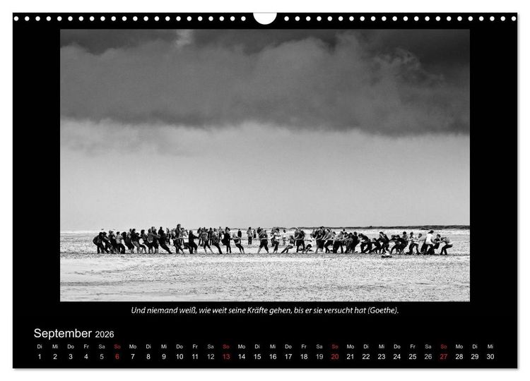 Produktbild: Schwarz-Weis(s)heiten (Wandkalender 2026 DIN A3 quer), CALVENDO Monatskalender