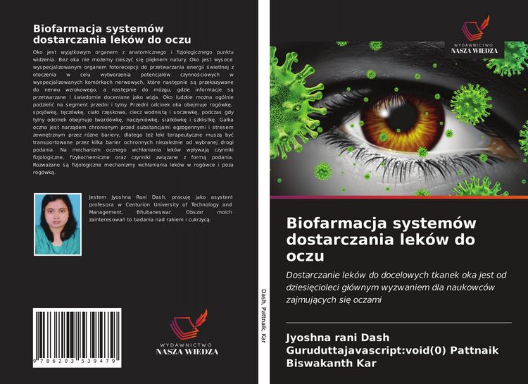 Produktbild: Biofarmacja system&oacute;w dostarczania lek&oacute;w do oczu