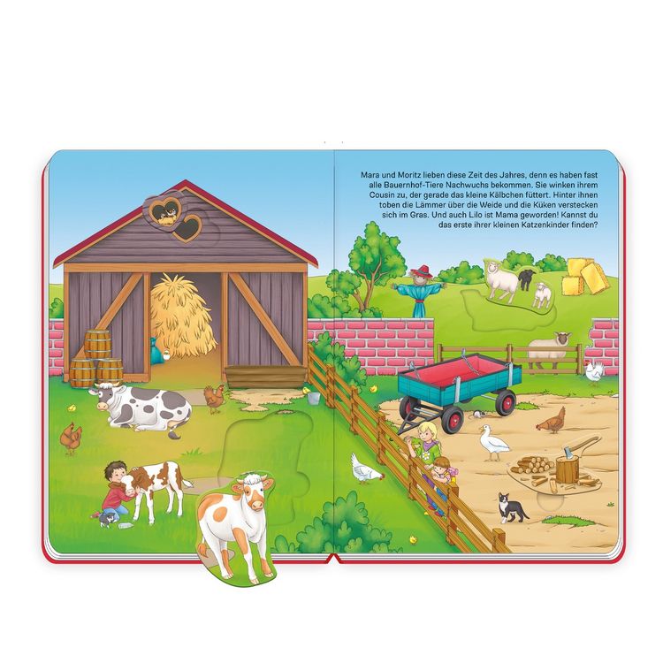 Produktbild: Tr&ouml;tsch Puzzle- und Spielbuch Auf dem Bauernhof