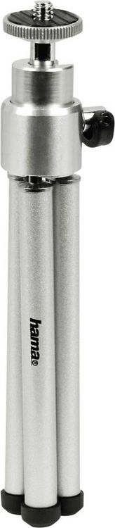 Produktbild: Hama Ball L Ministativ 1/4 Zoll Arbeitsh&ouml;he=14 - 21cm Silber Kugelkopf